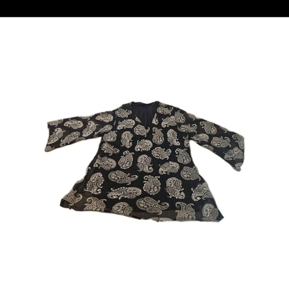 VTG Y2K Paisley Beaded Top ✨ Bling Party Girl Holiday New Year Glam Lined Barbie - Picture 3 of 13